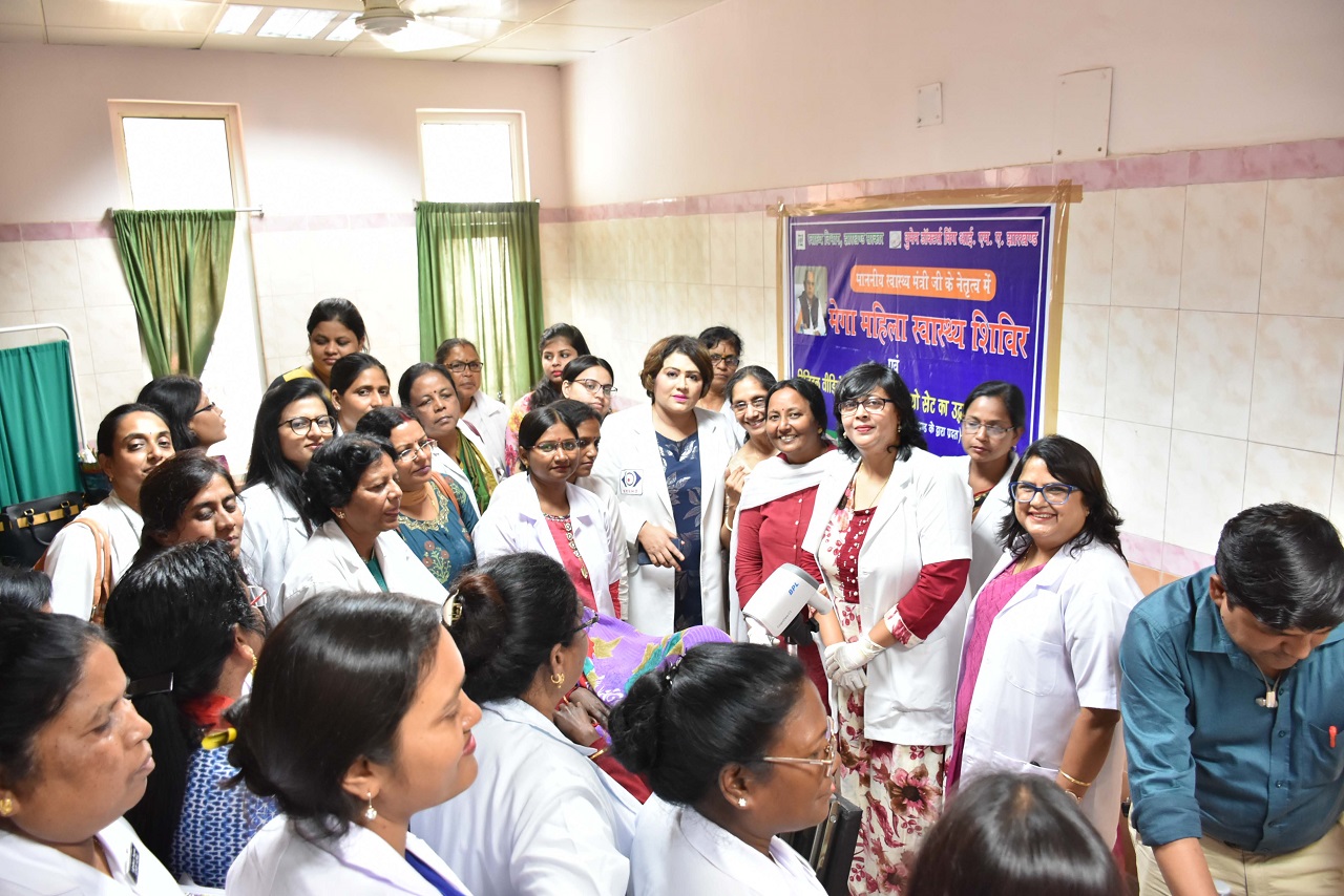 Dr. Bharti Kashyap: Cervical Cancer & Anemia prevention campaign at Ranchi on 4th Nov. 2018