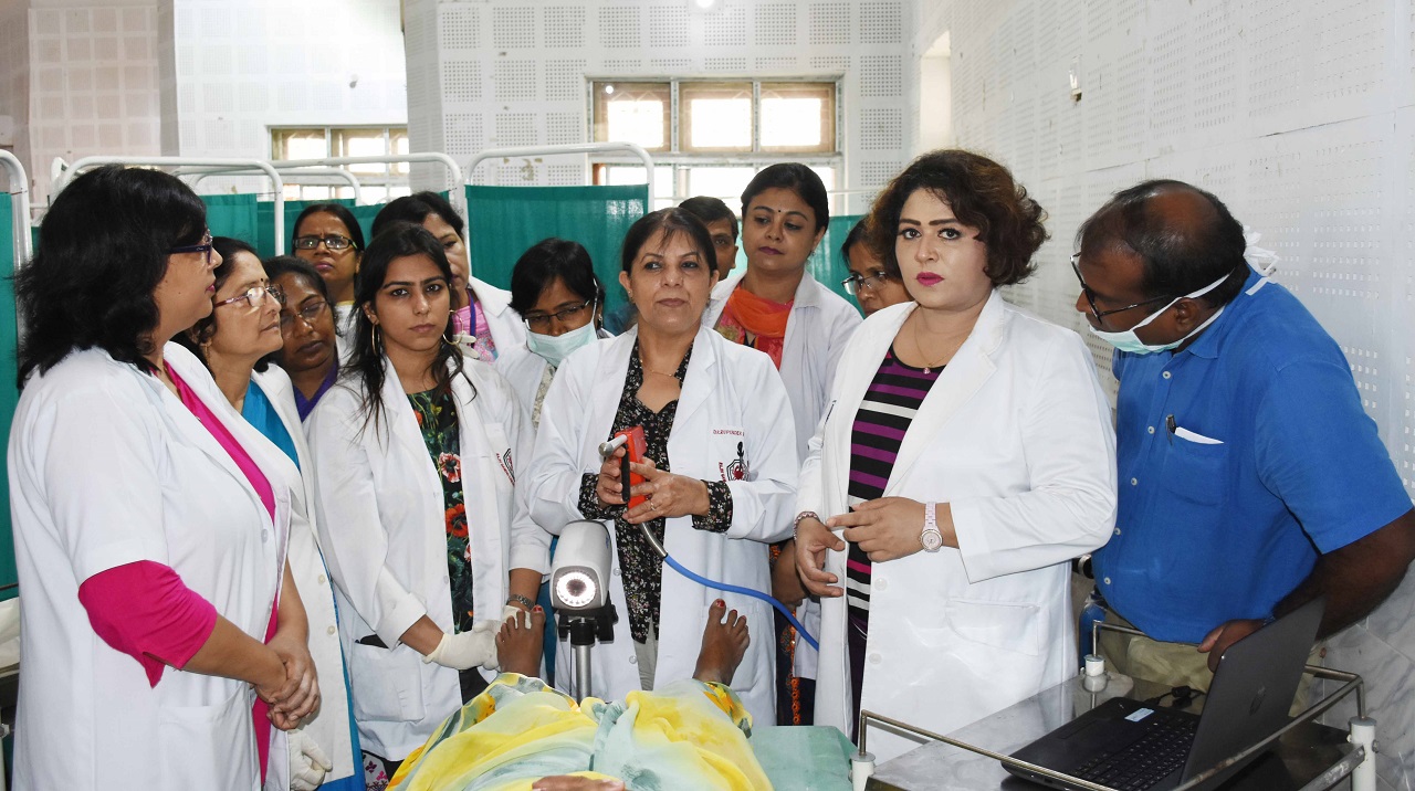 Dr. Bharti Kashyap: Cervical Cancer & Anemia prevention campaign at Sahibganj on 19 & 20 June 2018