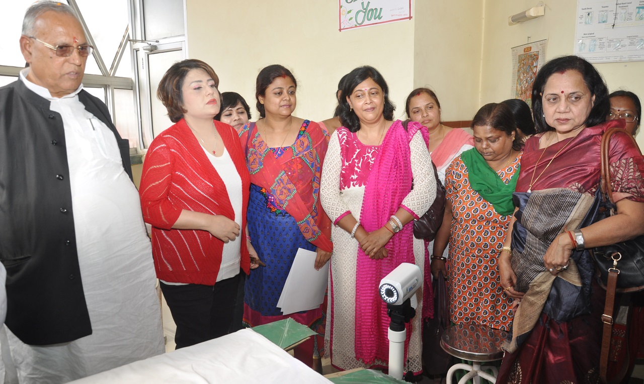 Dr. Bharti Kashyap: Cervical cancer screening Camp at Sadar Hospital, Ranchi on 13-11-2015
