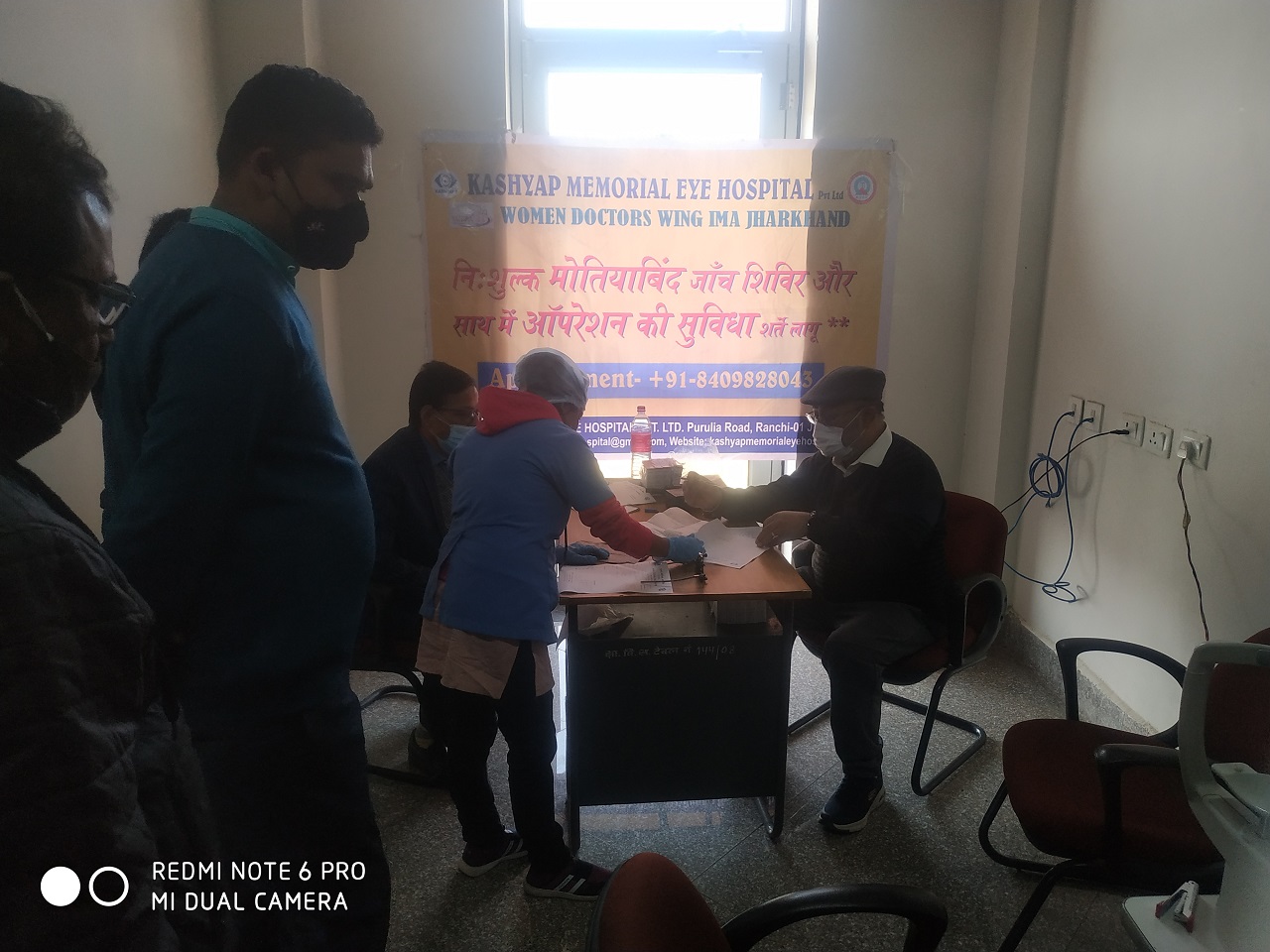 Dr. Bharti Kashyap: Cataract Screening and Surgery Camp with Prayas Society Sidrol, Namkum and Vidhan Sabha, Ranchi