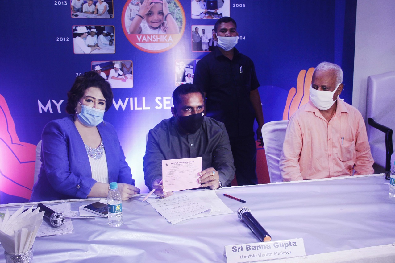 Dr. Bharti Kashyap:Eye Donation Awareness Programme with Health Department of Jharkhand 2021 & 2020