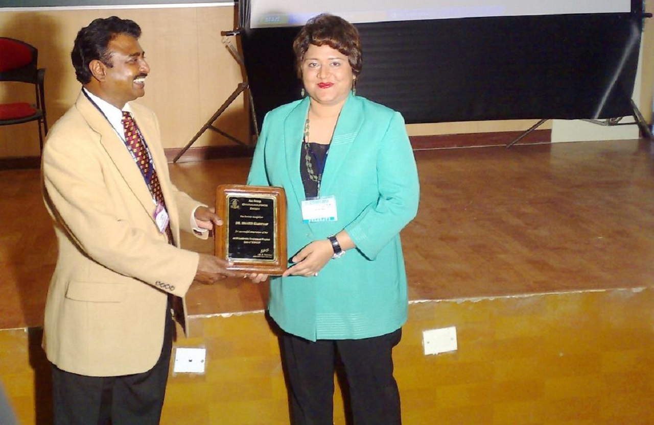 Dr. Bharti Kashyap:Leadership Award - 2008/2018 by National Women Ophthalmologists Society