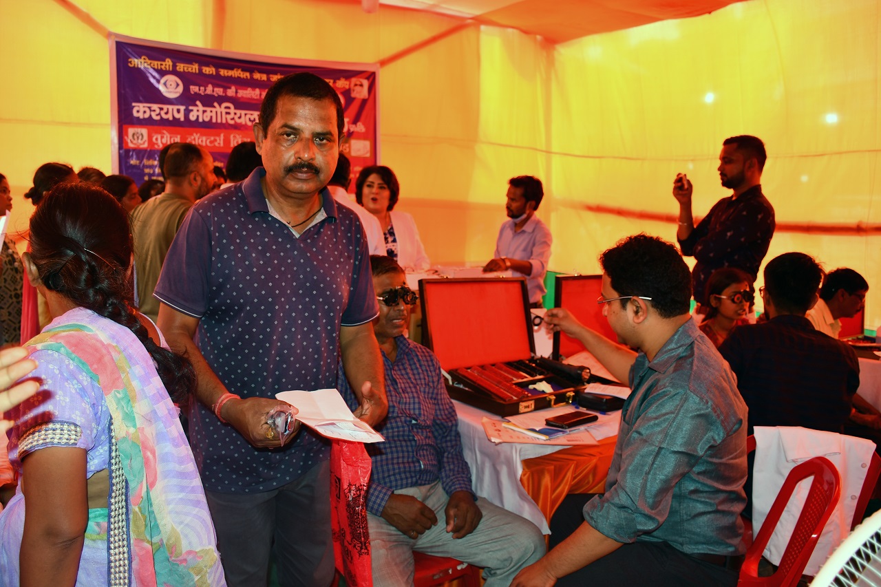 Dr. Bharti Kashyap: Sewa Pakhwara Free Eye Checkup and Cataract Surgery Camp at Pandra, Ranchi