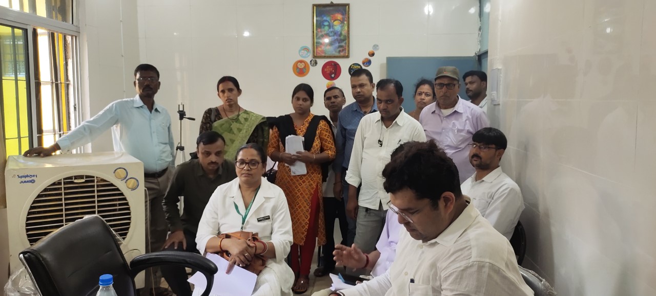 Dr. Bharti Kashyap:Jamtara Review Meeting at Sanmat Kalyan Hospital